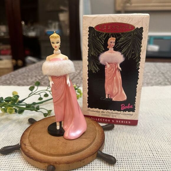 Hallmark Keepsake Ornament Barbie Enchanted Evening Collectors 1996 Vintage - Picture 2 of 11
